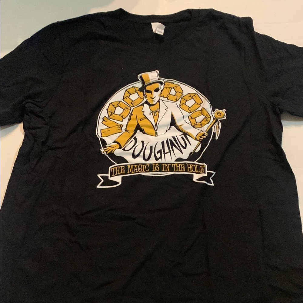 Voodoo Doughnuts Travel Black T-Shirt